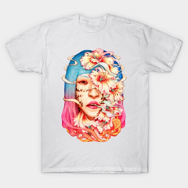 The Shape of Flowers T-Shirt by Villainmazk